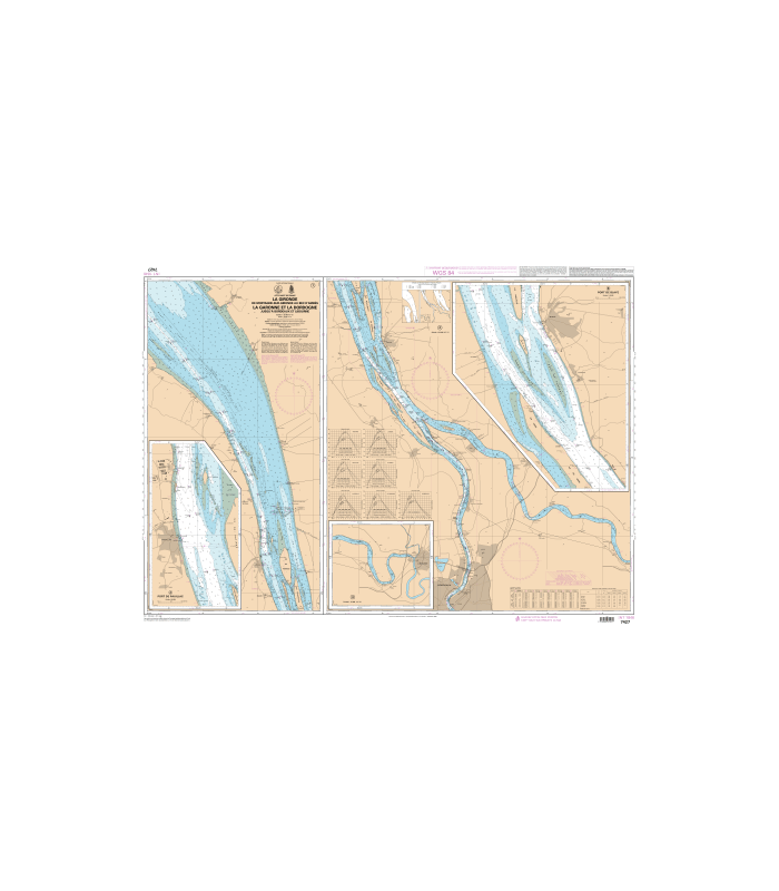 7427 - La Gironde- De Mortagne-sur-Gironde au Bec d'Ambès - La Garonne et La Dordogne jusqu'à Bordeaux et Libourne 7427 - La Gironde- De Mortagne-sur-Gironde au Bec d'Ambès - La Garonne et La Dordogne jusqu'à Bordeaux et Libourne