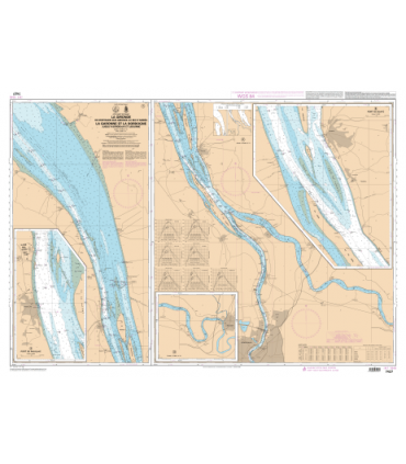 7427 - La Gironde- De Mortagne-sur-Gironde au Bec d'Ambès - La Garonne et La Dordogne jusqu'à Bordeaux et Libourne