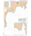 7200 L - Du Cap d'Antibes au Cap Ferrat - Baie des Anges - Rade de Villefranche - Carte marine Shom papier