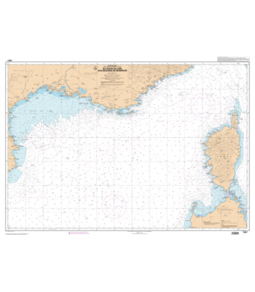 Carte Marine Shom Mediterranee Cote Sud France Cote Nord Est Espagne Carte Marine Papier