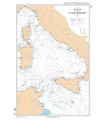 7292 L - De la Corse à la Sicile (Sicilia) et au Cap Bon (Ras at Tib) - Carte marine Shom papier