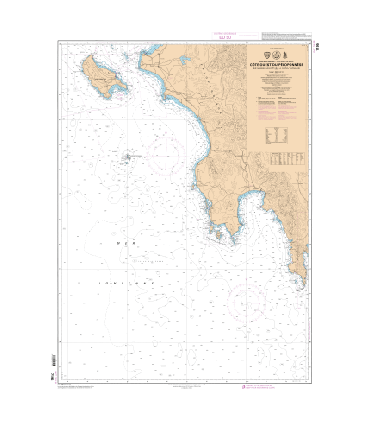 7195 L - Côte Ouest du Peloponnèse - De Nisos Zakinthos à Akra Tainaro