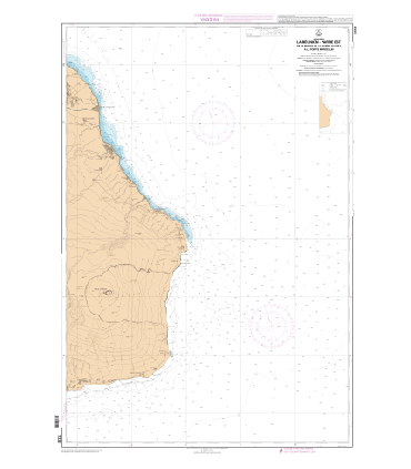 7222 L - La Réunion - Partie Est- De la Pointe de la Rivière du Mât à la Pointe Marcellin