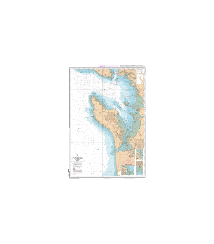 Carte marine Shom 7405 L  De La Rochelle à la Pointe de La Coubre