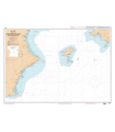 7660 L - Islas Ibiza, Formentera, Cabrera et côte Sud-Ouest de Mallorca - Carte marine Shom papier
