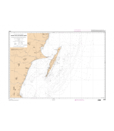 6155 - Abords de l'île Sainte-Marie - carte Shom papier