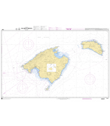 7781 Mallorca et Menorca - carte marine Shom