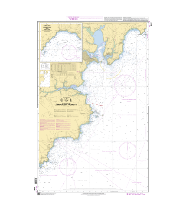 6747 - Approches de Falmouth - Carte marine Shom papier 