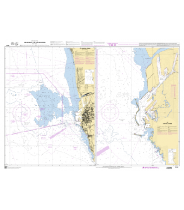 7516 - Abort et Port de Livorno - Carte marine Shom papier 