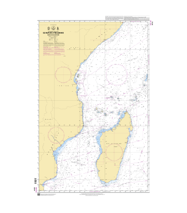 6672 - De Maputo à Muqdisho - Madagascar - Carte marine Shom classique