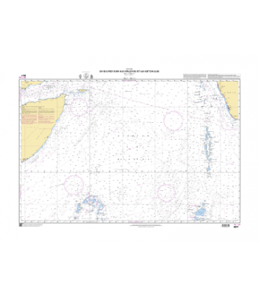6672 - De Maputo à Muqdisho - Madagascar - Carte marine Shom classique