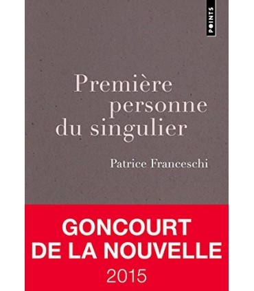 Première personne du singulier 