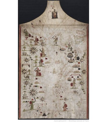 Carte nautique de l'Atlantique nord-est