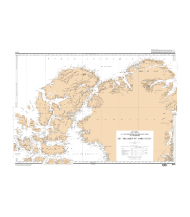 6013 -  Du Lancaster Sound à la terre de Peary et à Nugssuak - Les passages du Nord-Ouest - carte marine Shom