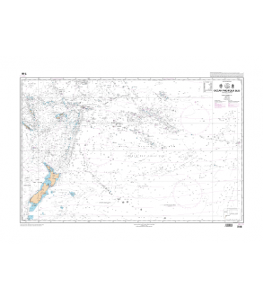 6835 - Océan Pacifique Nord - Partie Est - carte marine Shom 