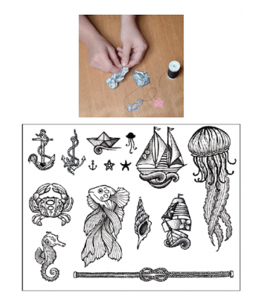 Mes tattoos Océan