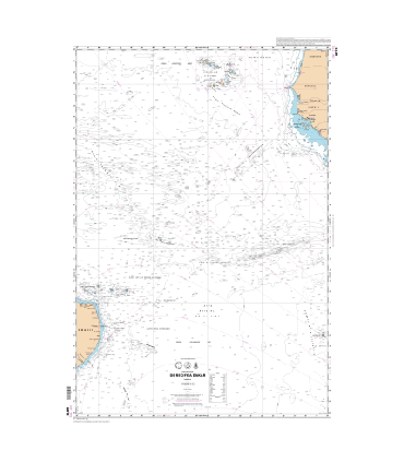 6807 - Côte Est d'Amérique du Sud - carte marine Shom papier