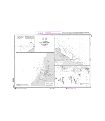 3698 - Iles Comores - Grande Comore et Mohéli - Carte marine Shom