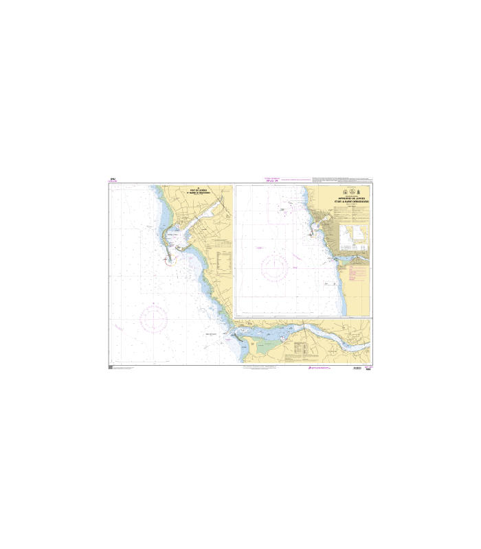 7650 - Approches de Leixões et de la Barre de Rio Douro - Carte marine Shom papier 7650 - Approches de Leixões et de la Barre de Rio Douro - Carte marine Shom papier