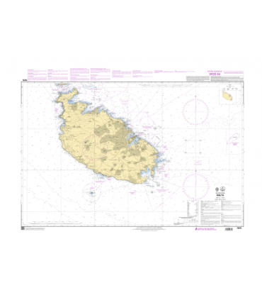 7549 - Détrit de Messina - de Augusta à Punta Stilo - Carte marine Shom