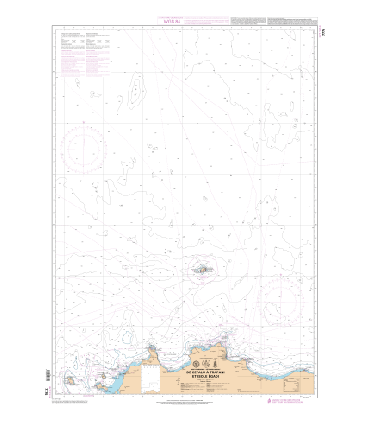 7774 - de Flumicino à Punta Licosa - Carte marine Shom