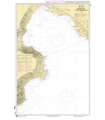 7776 - de Punta Licosa à Capo d'Orlando- Carte marine Shom