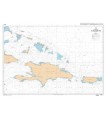 7474 - De Cuba à Puerto Rico - carte marine Papier