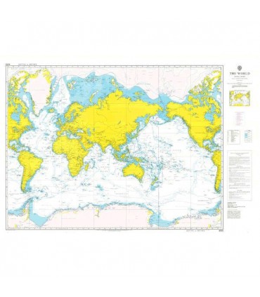 Admiralty 4000 - The world - Carte marine papier
