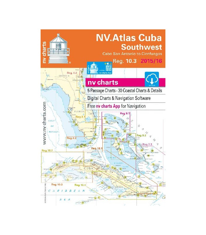 NV charts Cuba Southwest - carte marine NV charts Cuba Southwest - carte marine