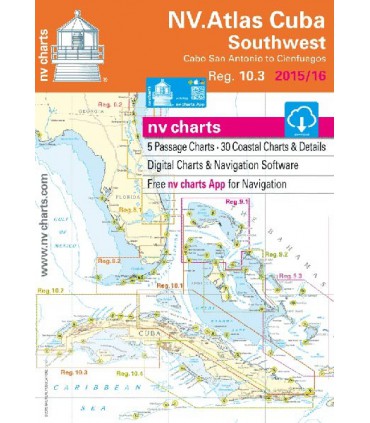 NV charts Cuba Southwest - carte marine
