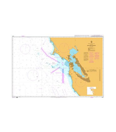 Admiralty 4914 - San Francisco - Carte marine papier