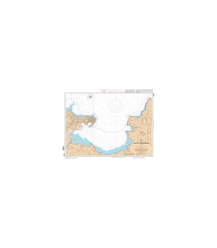 7176 - Rade de Portoferraio - Carte marine Shom papier 7176 - Rade de Portoferraio - Carte marine Shom papier