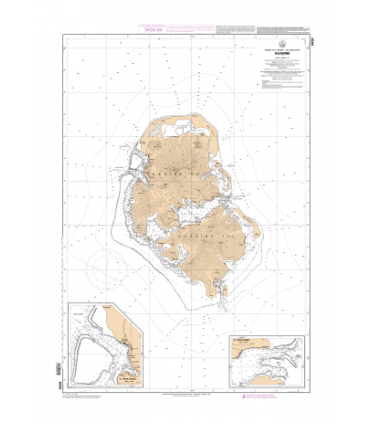 6434 - Huahine - Carte marine Shom numérique