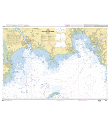 7252 L - Iles de Glénan - Carte marine Shom papier