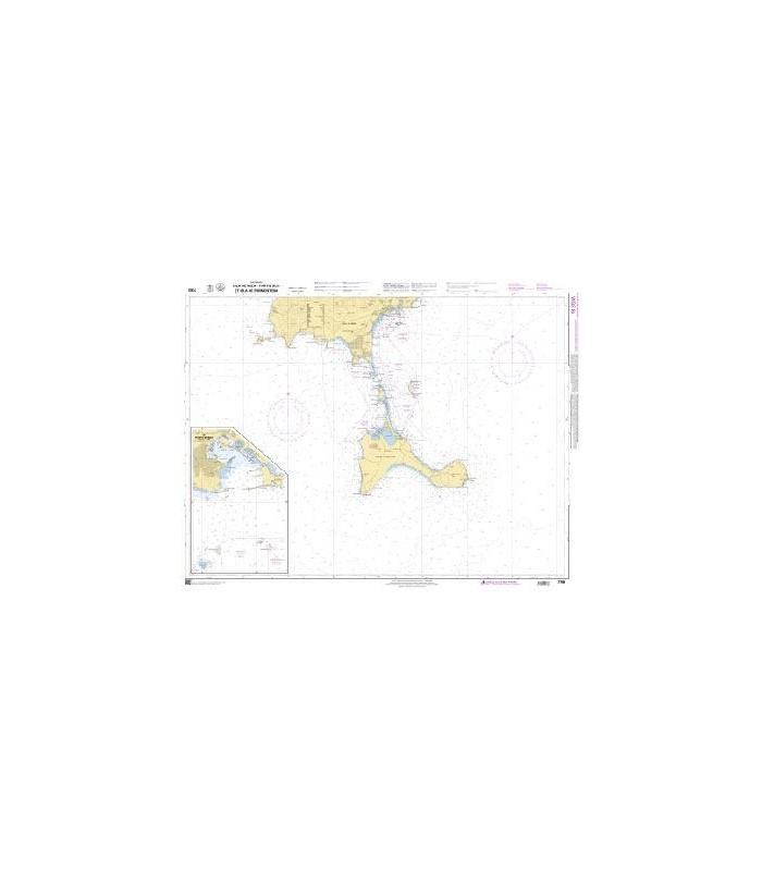 7783 - De Cabo Canbet à Cabo Tortosa - carte marine Shom papier 7783 - De Cabo Canbet à Cabo Tortosa - carte marine Shom papier