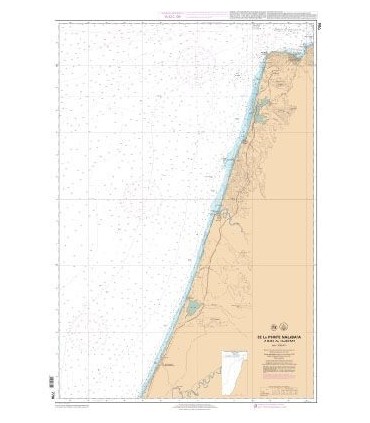 7704 - de la pointe de Malabata à Sisi AL Hachmi - Carte marine Shom papier