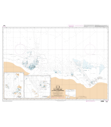 7594 - De la Pointe Ebba au Cap de la Découverte - Carte marine Shom papier