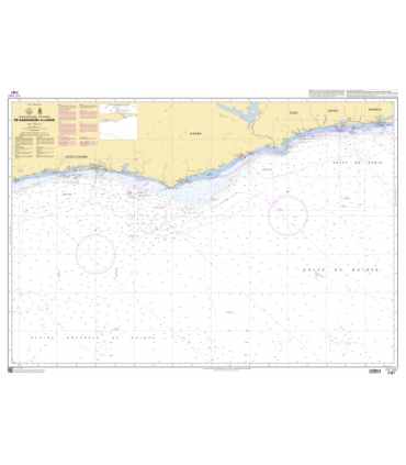 7187 - de Sassandra à Lagos - Carte marine Shom