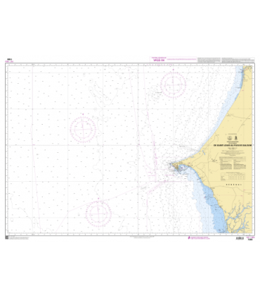 7388 - de Saint Louis au fleuve saloum - Carte marine Shom papier