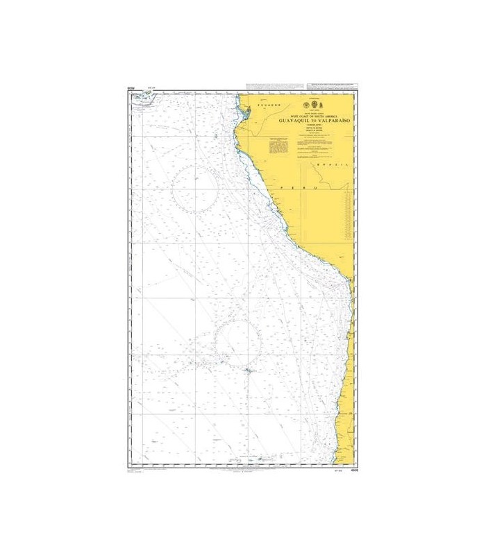 Admiralty 4608 - Valparaiso to islas Diego Ramirez - Carte marine Admiralty Admiralty 4608 - Valparaiso to islas Diego Ramirez - Carte marine Admiralty