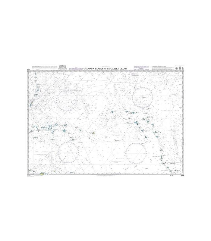 Admiralty 4506 - Mariana islands to the Gilbert Group - Carte marine papier Admiralty 4506 - Mariana islands to the Gilbert Group - Carte marine papier