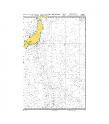 Admiralty 4510 - Eastern portion of Japan - Carte marine papier