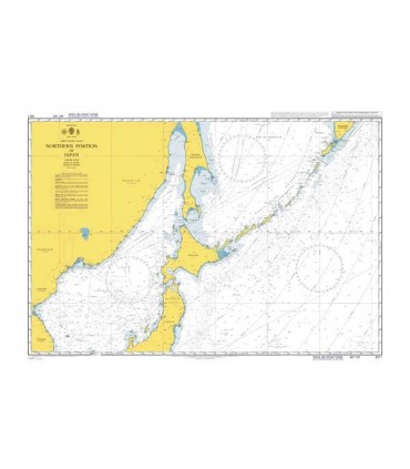 Admiralty 4511 - Northern portion of Japan - Carte marine papier