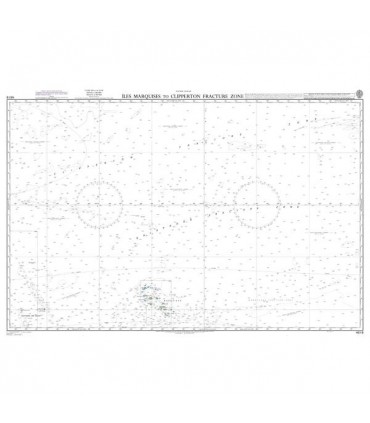 Admiralty 4619 - Iles marquises to Clipperton Fracture zone - Carte marine papier