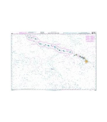Admiralty 4809 - Hawaiian Islands - Carte marine papier