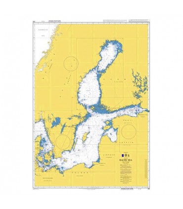 Admiralty 259 - Baltic Sea - Carte marine papier