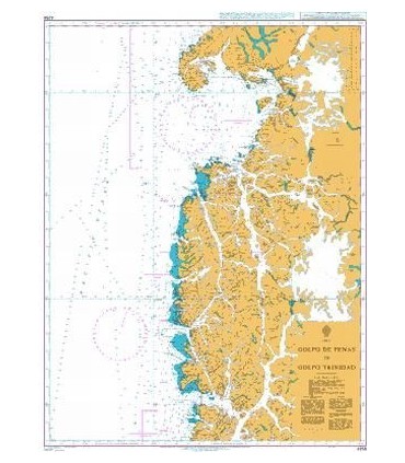 Admiralty 4258 Chile - Golfo de Penas to Golfo Trinidad