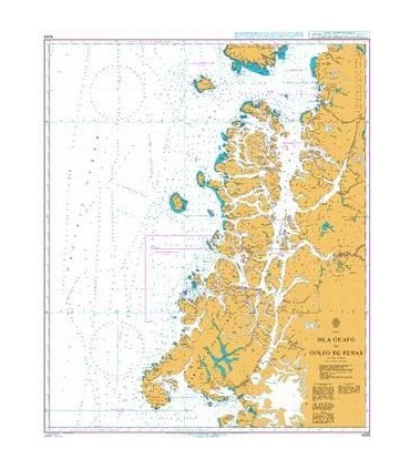 Admiralty 4255 Chile - Isla Guafo to Golfo de Penas - Carte marine Admiralty