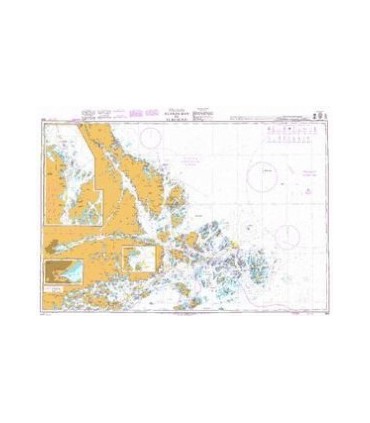 Admiralty 888 - Alands hav to Furusund - carte marine Admiralty