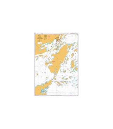 Admiralty 836 - Mysingen to Jungfrufjarden including Dalaro - carte marine Admiralty